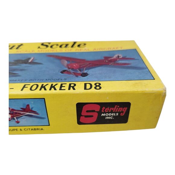 Vintage Sterling Models Inc S.E 5A Fokker D8 - Picture 5 of 9